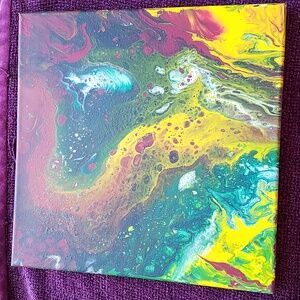 Abstract painting  12" x 12"